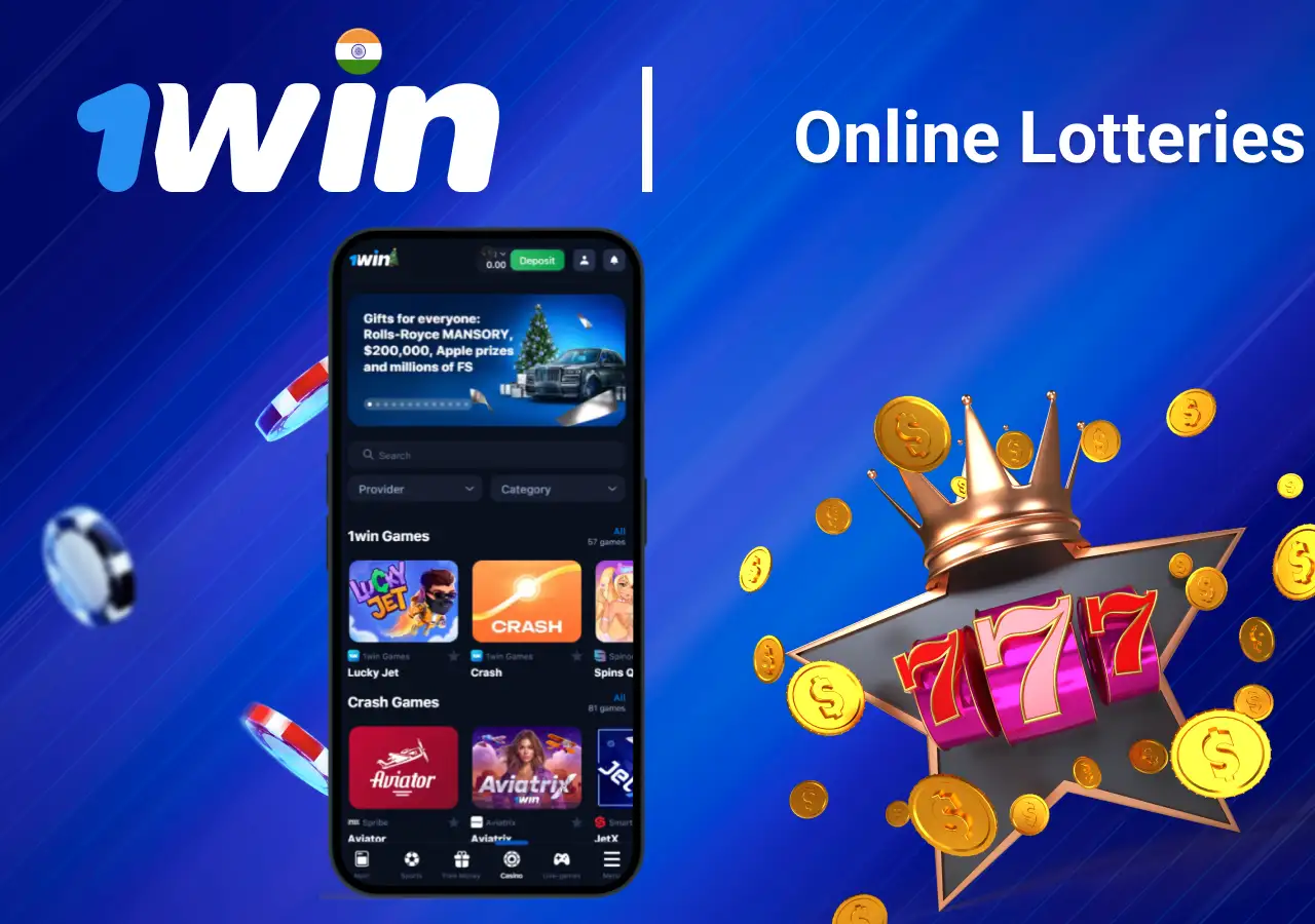 Online lotteries , presenting games like Lucky Jet and Crash